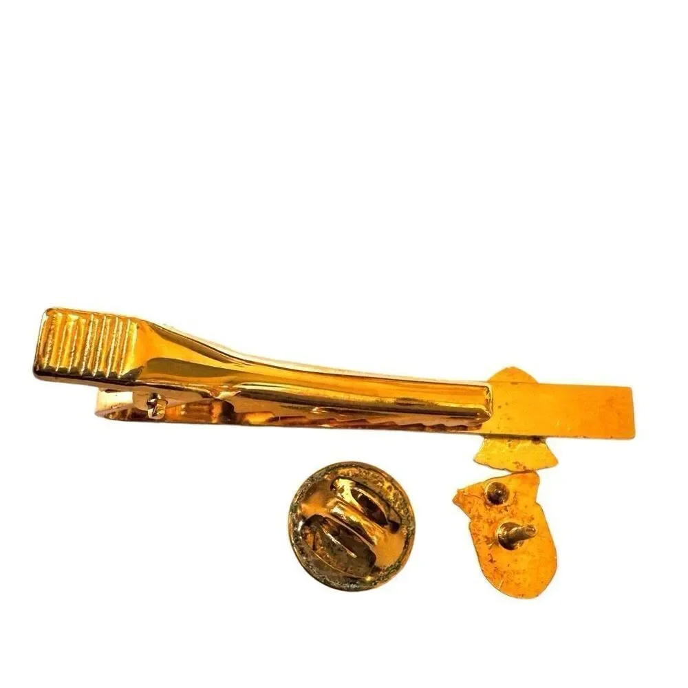 Ballou Religious Cross Tie Clip and pin in box